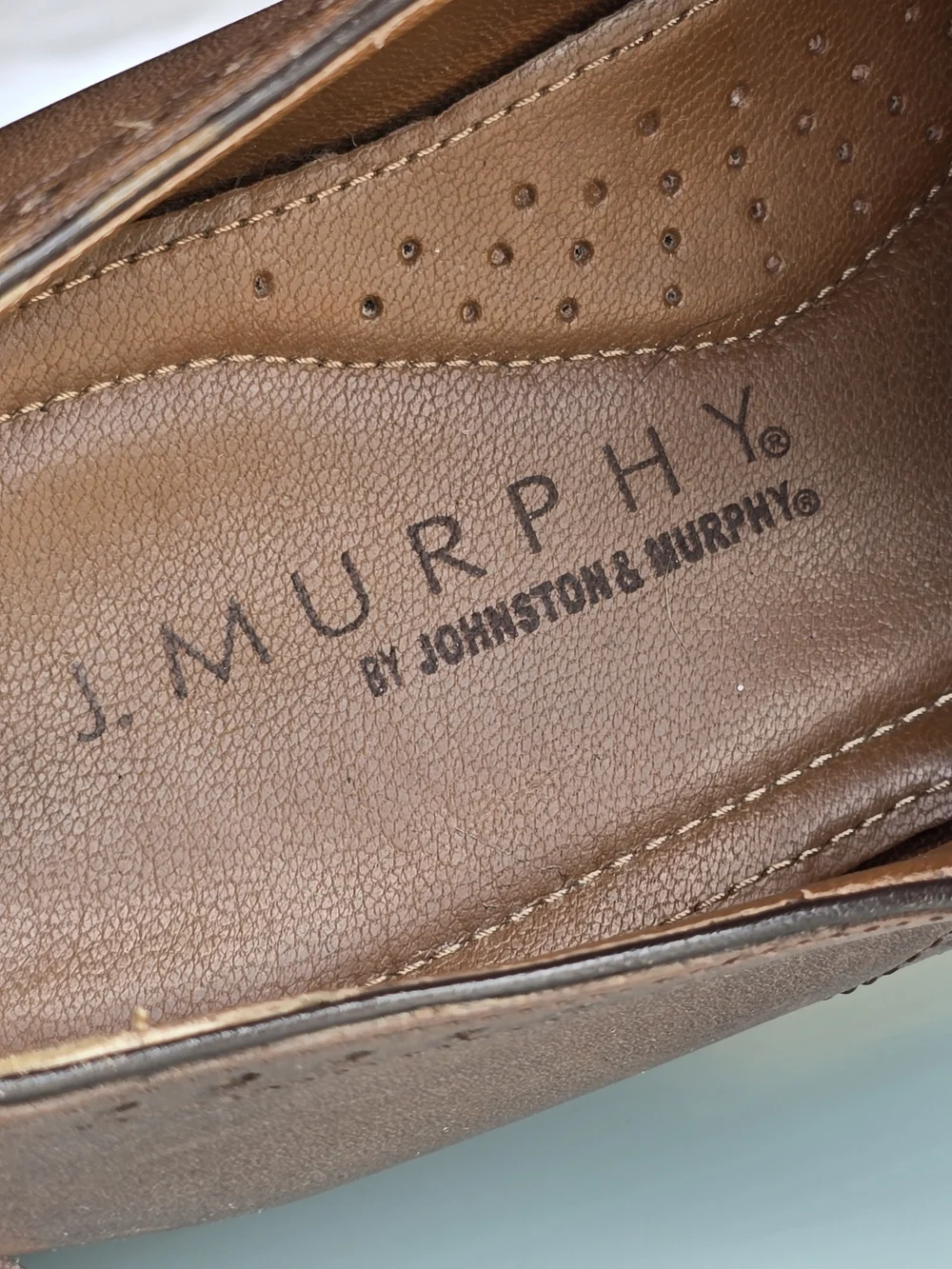 J. Murphy by Johnston & Murphy Brown Leather Double Monk Strap Oxfords